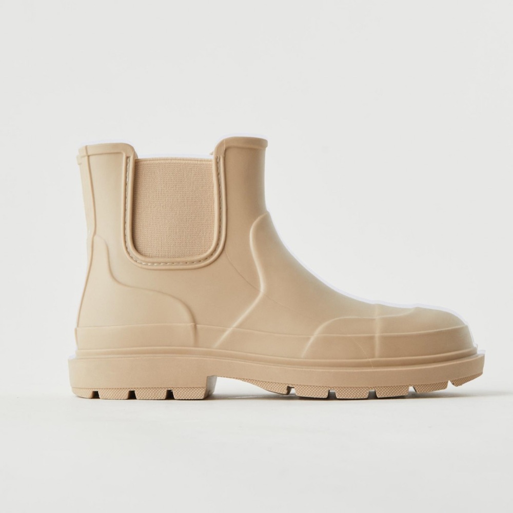 Zara Kids Tan Rain & Snow Boots